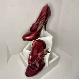 Spring - Dark red pumps - Size 9
